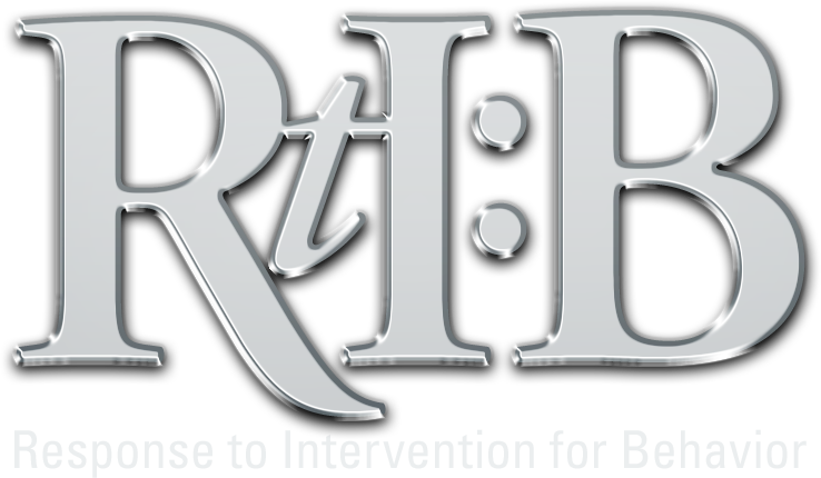 RtI:B, Response to Intervention for Behavior. Logo image