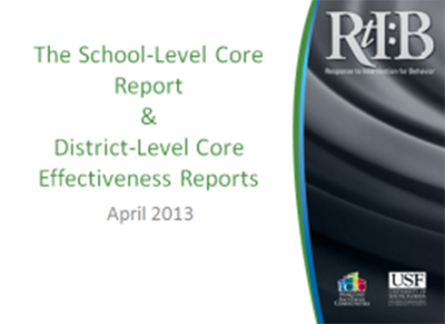 Core Report, cover image