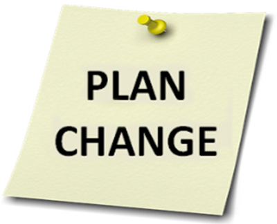 Note with "Plan Change"